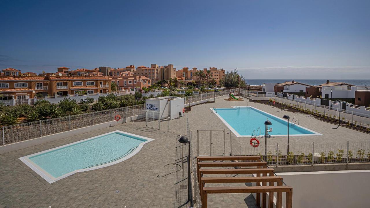 Green View Luxury Appartment In New Complex Pueblo Majorero Next To Golf Course 5 Min Walk From The Beach And Atlantico Shopping Centre In Caleta De Fuste Next To Cassino And Elba Sara Hotel 2 Bedrooms 2 Bathrooms Huge Terace! ภายนอก รูปภาพ